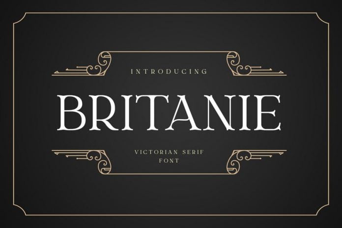 BRITANIE Vectorian Serif font