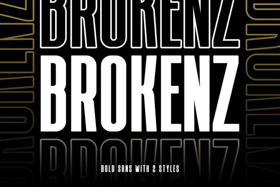 BROKENZ font