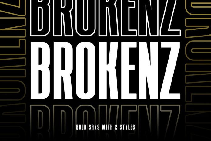 BROKENZ font