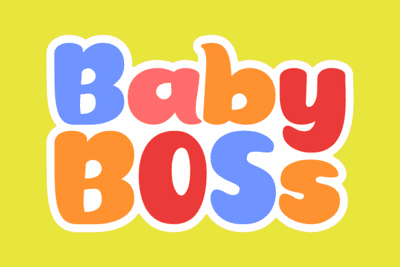 Baby Boss Font