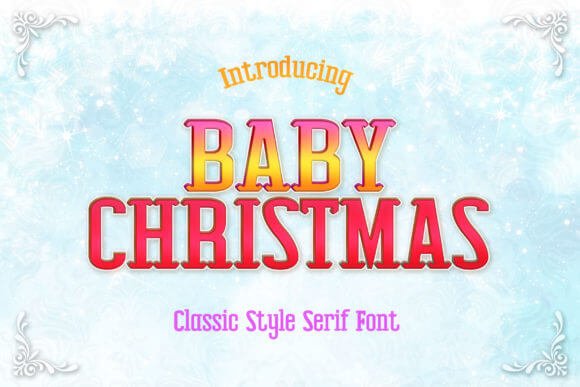 Baby Christmas Font