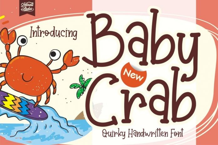 Baby Crab - Quirky Handwritten Script Font