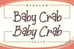 Baby Crab - Quirky Handwritten Script Font