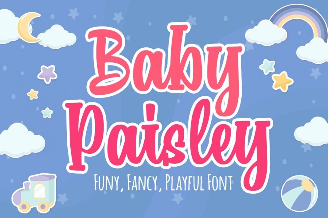 Baby Paisley a Playful Font