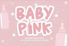 Baby Pink Font