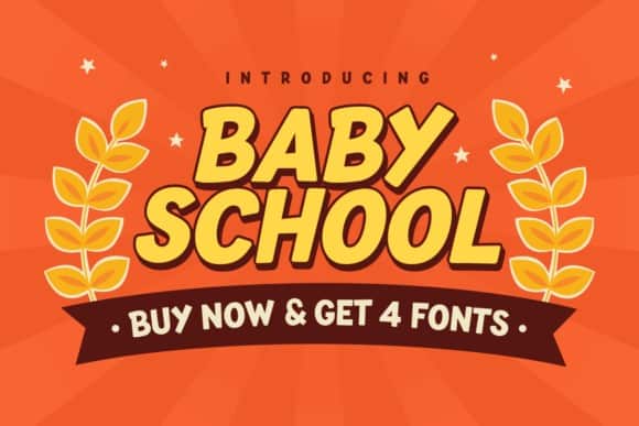 Baby School Font