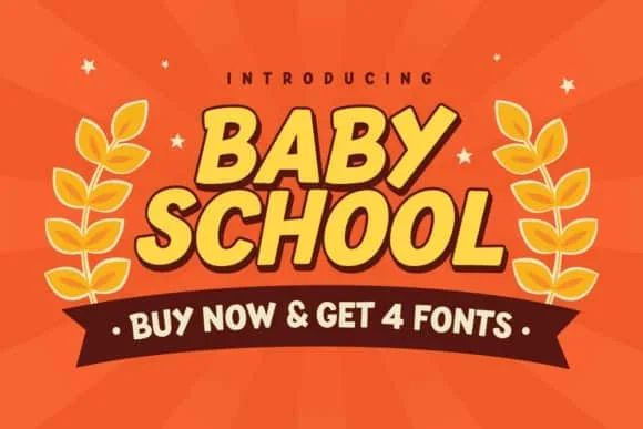 Baby School Font