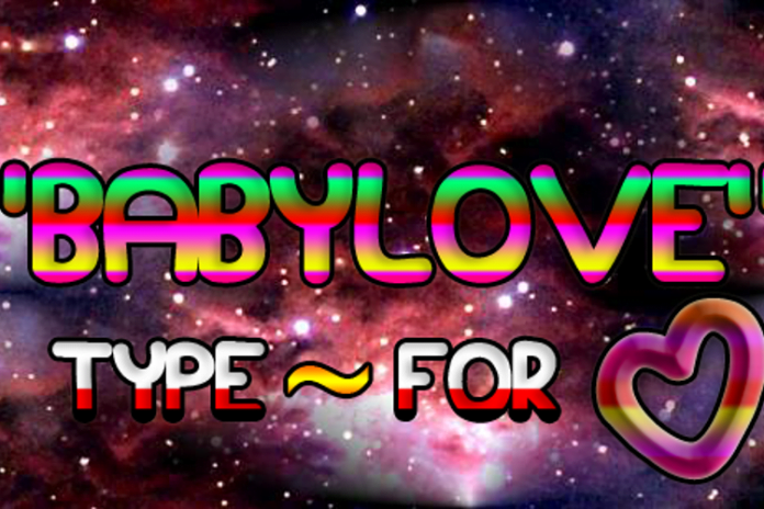 Babylove font