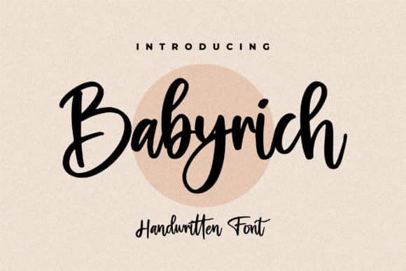 Babyrich Font