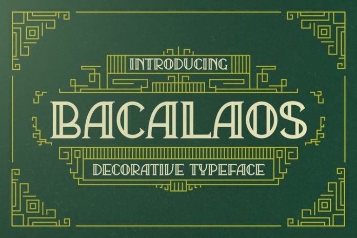 Bacalaos - Decorative Display Font
