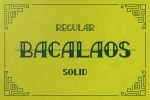 Bacalaos - Decorative Display Font