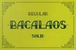 Bacalaos - Decorative Display Font