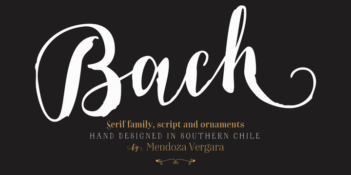 Bach Font Family