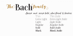 Bach Font Family