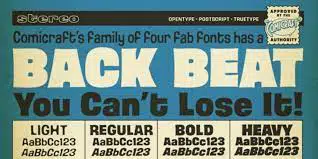Back Beat Font