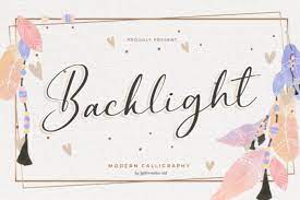 Backlight Font