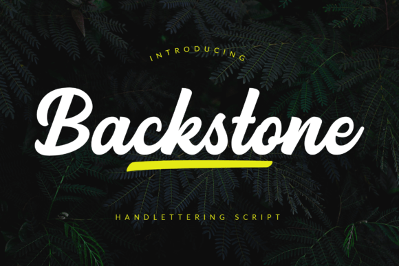 Backstone Font