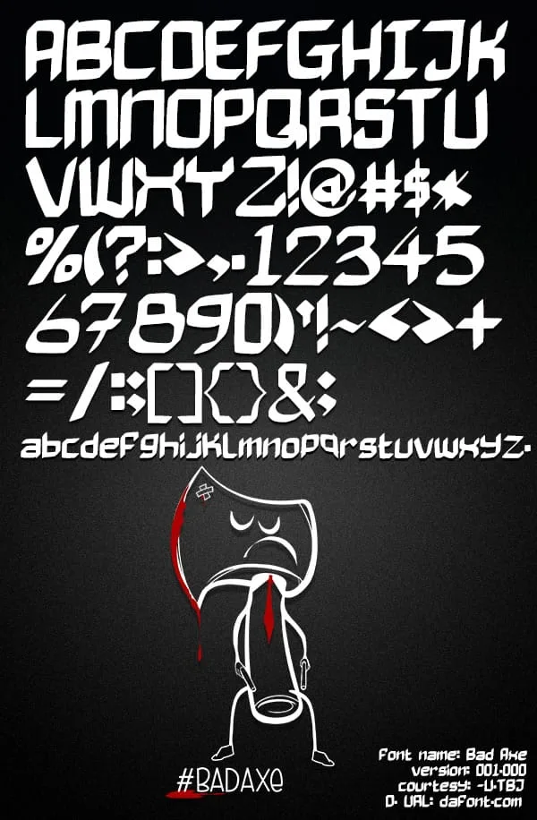 Bad Axe Font