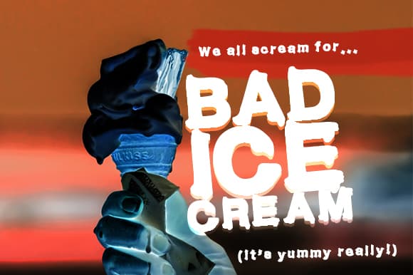 Bad Ice Cream Font