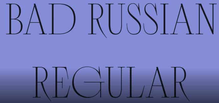 Bad Russian Regular Font