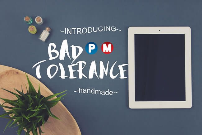 Bad Tolerance Font