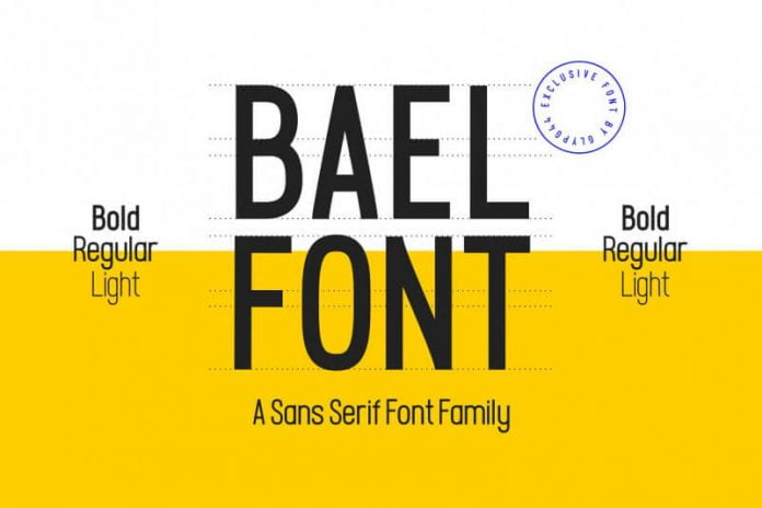 Bael Light - A Sans Serif Font