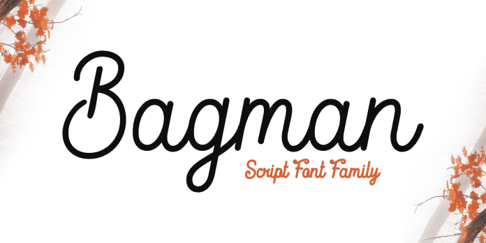 Bagman – Script Font Family Bagman – Script Font Family