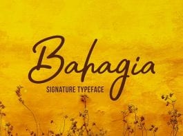 Bahagia Font