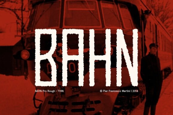 Bahn Thin Font