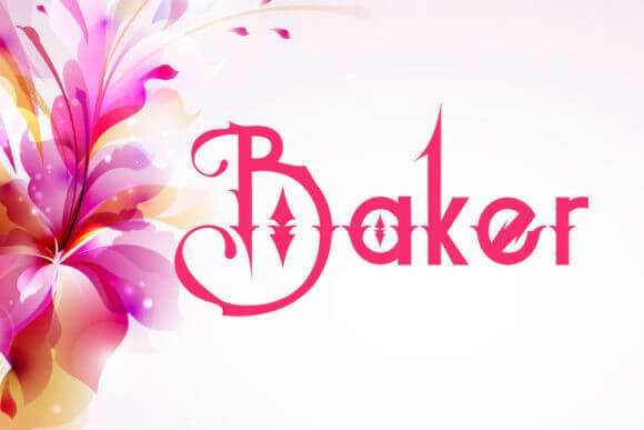 Baker Font