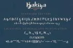 Bakiya Font