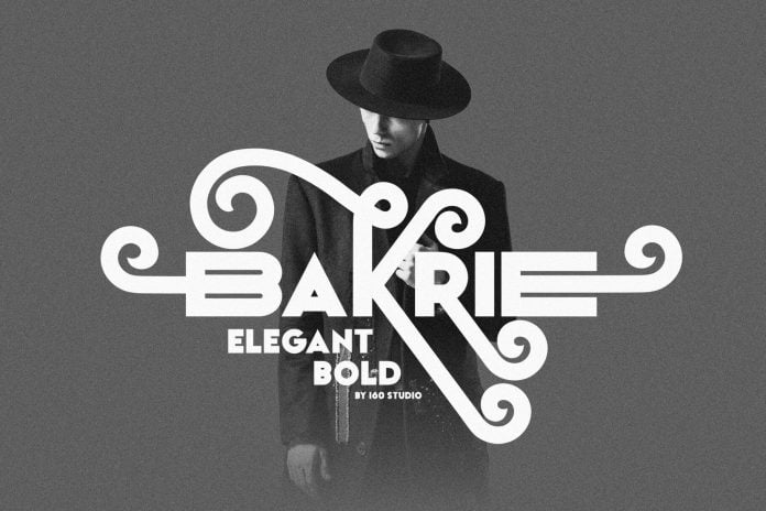 Bakrie - Stylish Bold Typeface Font