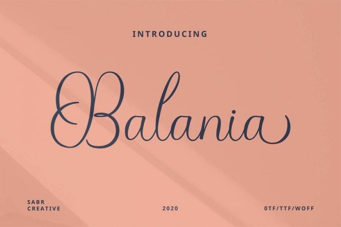 Balania Font