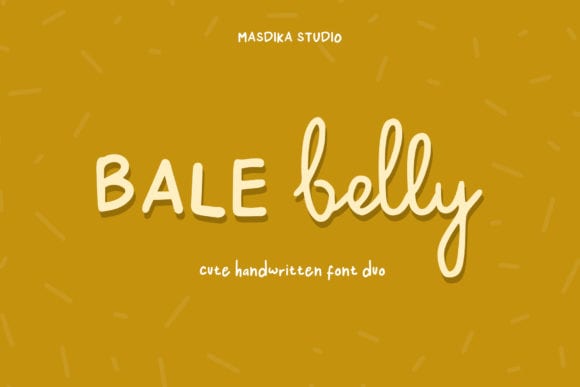 Bale Belly Font