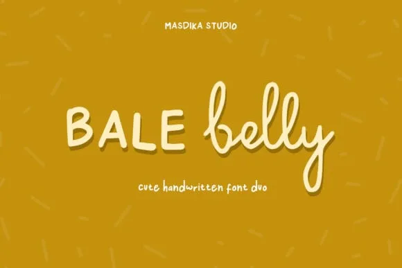 Bale Belly Font