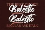 Balestic Font