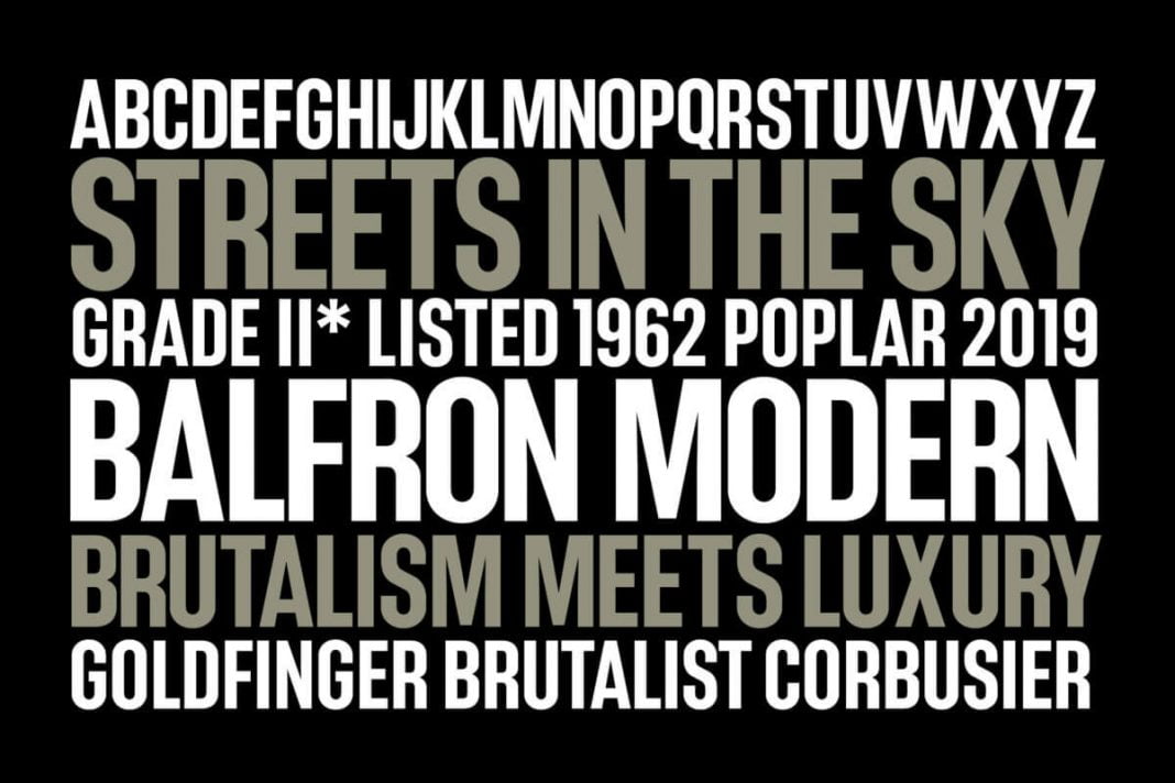 BalfronModern Font