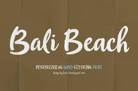 Bali Beach Font