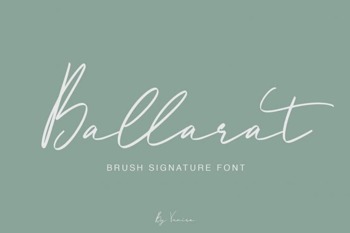 Ballarat Brush Signature Font