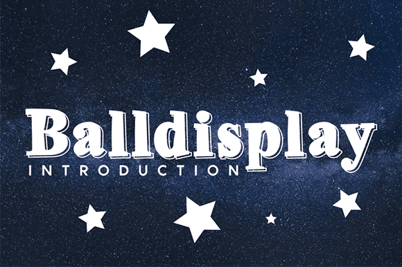 Balldisplay Font
