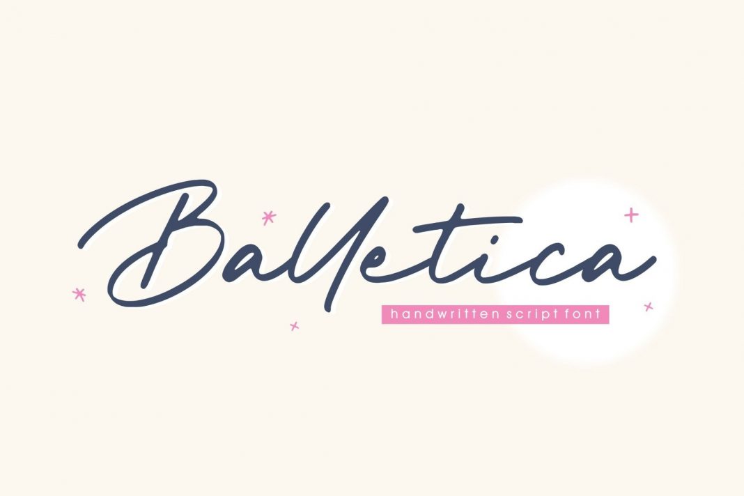 Balletica Handwritten Font