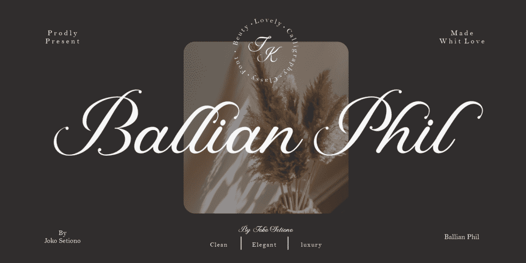 Ballian Phil Script Font