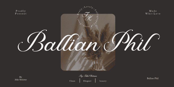 Ballian Phil Script Font