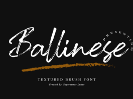 Ballinese Font