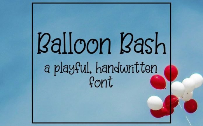 Balloon Bash Font
