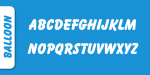 Balloon No2 Font
