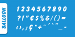 Balloon No2 Font