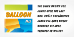 Balloon No2 Font