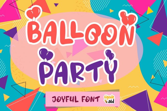 Balloon Party Font