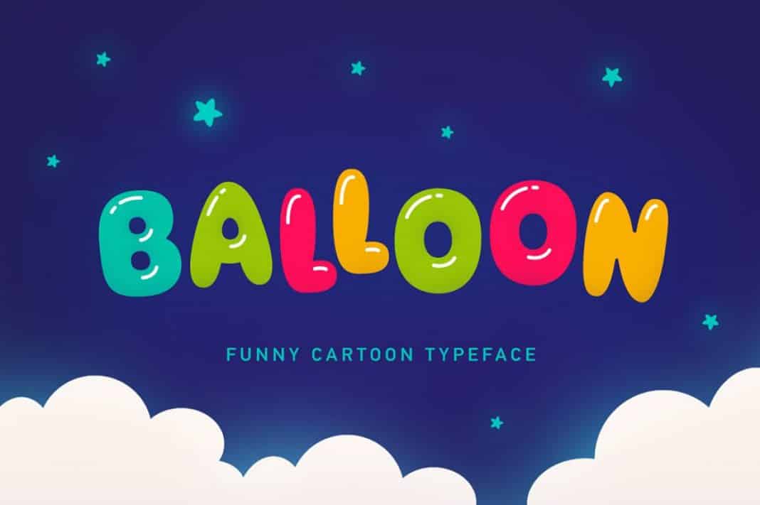 Balloon Typeface Balloon Typeface